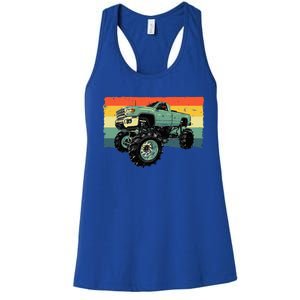 Cool Monster Truck Big Monster Trucks Women's Racerback Tank