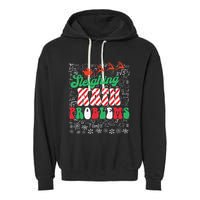 Chritmas Mathematics Teacher Student Sleighing Math Problems Garment-Dyed Fleece Hoodie