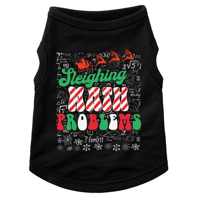Chritmas Mathematics Teacher Student Sleighing Math Problems Doggie Tank