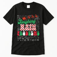 Chritmas Mathematics Teacher Student Sleighing Math Problems Tall T-Shirt