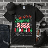 Chritmas Mathematics Teacher Student Sleighing Math Problems Tall T-Shirt
