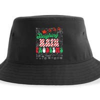 Chritmas Mathematics Teacher Student Sleighing Math Problems Sustainable Bucket Hat