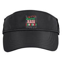 Chritmas Mathematics Teacher Student Sleighing Math Problems Adult Drive Performance Visor