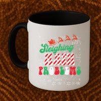 Chritmas Mathematics Teacher Student Sleighing Math Problems Mug
