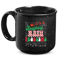 Chritmas Mathematics Teacher Student Sleighing Math Problems 15oz Campfire Ceramic Mug