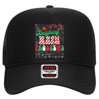 Chritmas Mathematics Teacher Student Sleighing Math Problems Hat