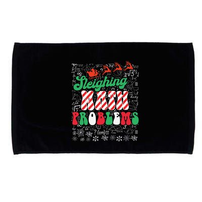 Chritmas Mathematics Teacher Student Sleighing Math Problems Microfiber Hand Towel