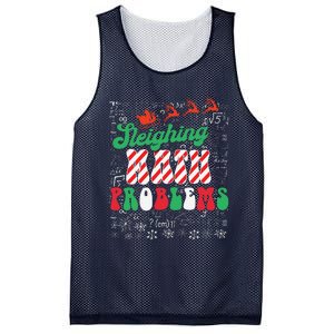 Chritmas Mathematics Teacher Student Sleighing Math Problems Mesh Reversible Basketball Jersey Tank