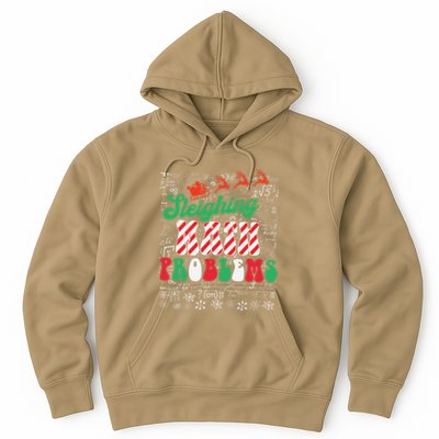Chritmas Mathematics Teacher Student Sleighing Math Problems Hoodie