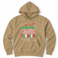 Chritmas Mathematics Teacher Student Sleighing Math Problems Hoodie