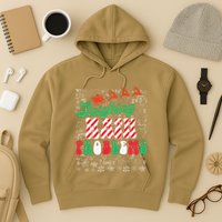 Chritmas Mathematics Teacher Student Sleighing Math Problems Hoodie