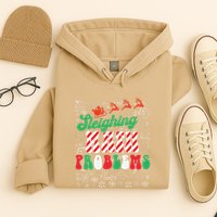Chritmas Mathematics Teacher Student Sleighing Math Problems Hoodie
