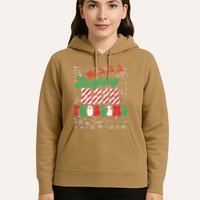Chritmas Mathematics Teacher Student Sleighing Math Problems Hoodie