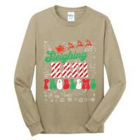 Chritmas Mathematics Teacher Student Sleighing Math Problems Tall Long Sleeve T-Shirt