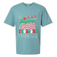 Chritmas Mathematics Teacher Student Sleighing Math Problems Sueded Cloud Jersey T-Shirt