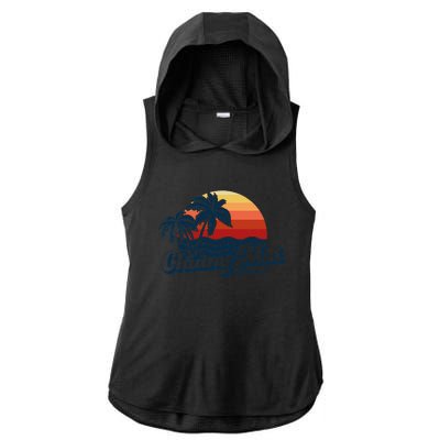 Chiang Mai Thailand Ladies PosiCharge Tri-Blend Wicking Draft Hoodie Tank