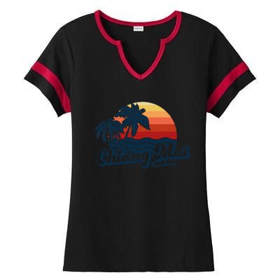 Chiang Mai Thailand Ladies Halftime Notch Neck Tee