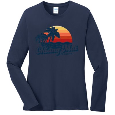 Chiang Mai Thailand Ladies Long Sleeve Shirt