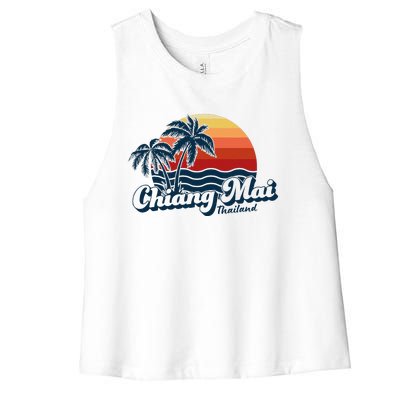 Chiang Mai Thailand Women's Racerback Cropped Tank