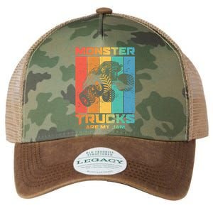 Cool Monster Trucks Are My Jam Legacy Tie Dye Trucker Hat