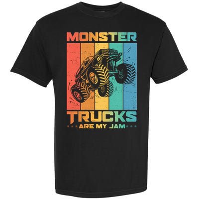 Cool Monster Trucks Are My Jam Garment-Dyed Heavyweight T-Shirt