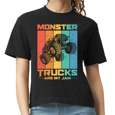 Cool Monster Trucks Are My Jam Comfort Colors Boxy T-Shirt