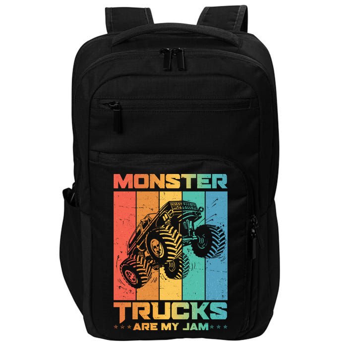 Cool Monster Trucks Are My Jam Impact Tech Backpack