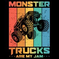 Cool Monster Trucks Are My Jam Impact Tech Backpack