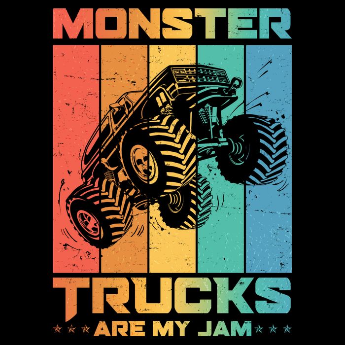 Cool Monster Trucks Are My Jam Impact Tech Backpack