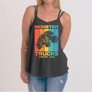 Cool Monster Trucks Are My Jam Women's Strappy Tank