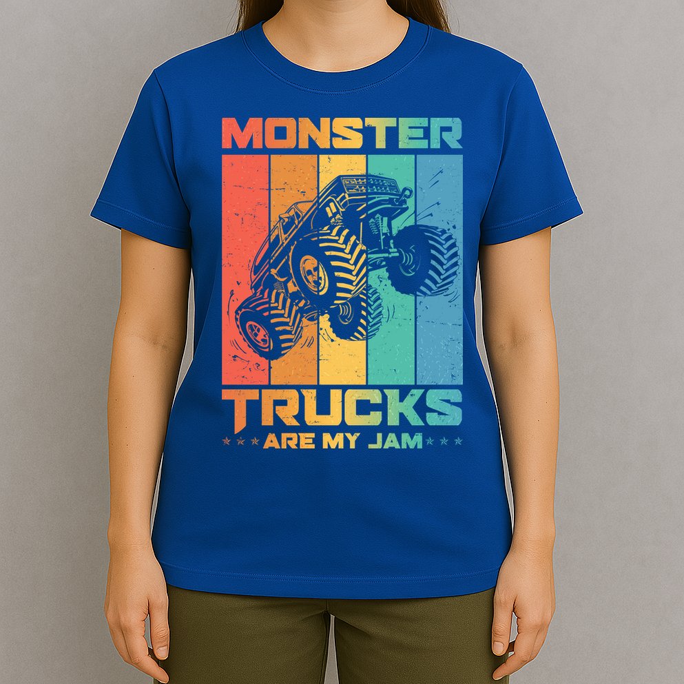 Cool Monster Trucks Are My Jam T-Shirt