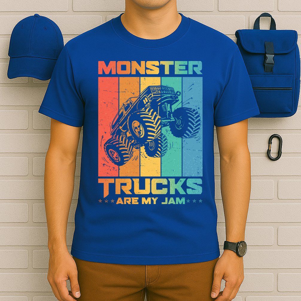 Cool Monster Trucks Are My Jam T-Shirt