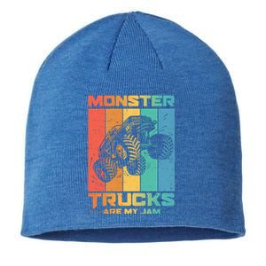 Cool Monster Trucks Are My Jam Sustainable Beanie