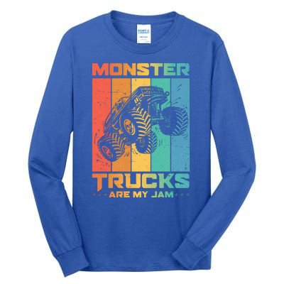 Cool Monster Trucks Are My Jam Tall Long Sleeve T-Shirt