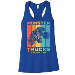 Cool Monster Trucks Are My Jam Women's Racerback Tank