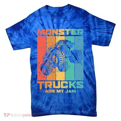 Cool Monster Trucks Are My Jam Tie-Dye T-Shirt