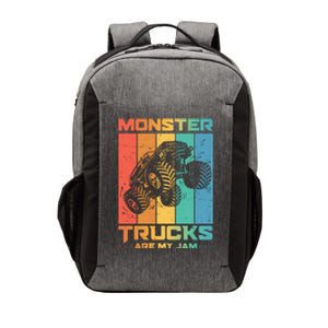 Cool Monster Trucks Are My Jam Vector Backpack