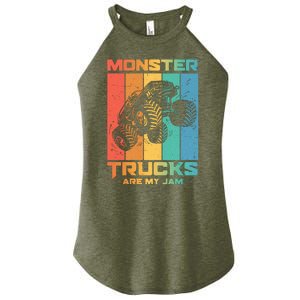 Cool Monster Trucks Are My Jam Women's Perfect Tri Rocker Tank