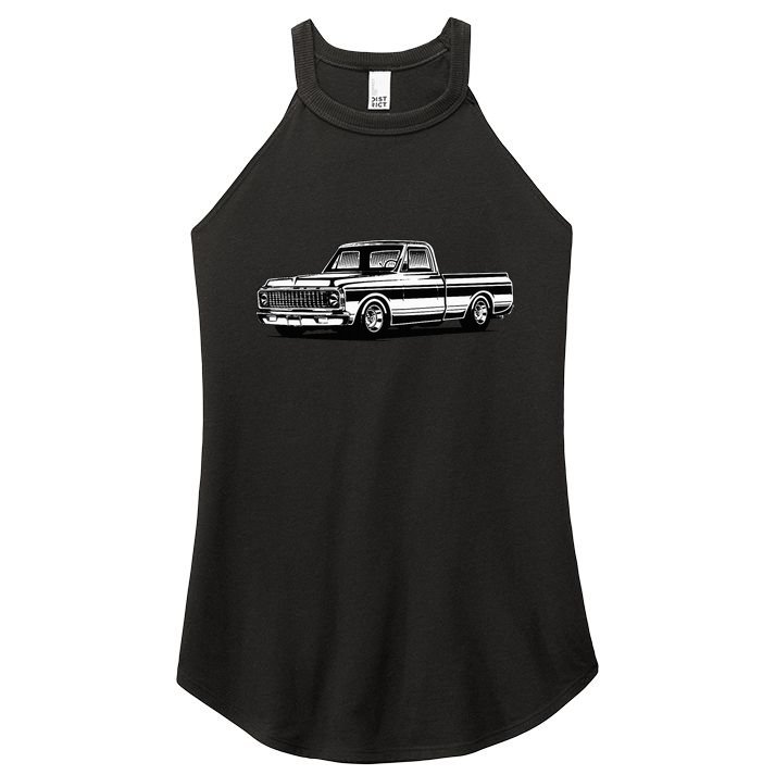 C10 Mini Truck Lowrider Slammed Women's Perfect Tri Rocker Tank