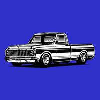 C10 Mini Truck Lowrider Slammed Zip Tote Bag