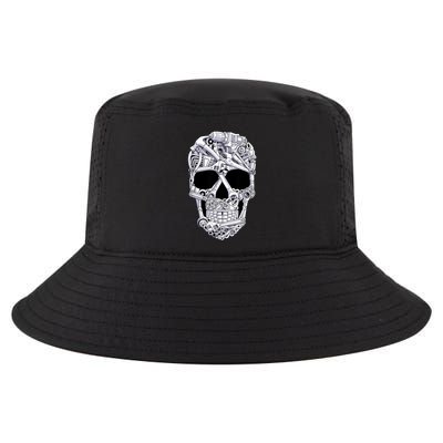 Car Mechanic Tools Skull Garage Halloween Costume Skeleton Cool Comfort Performance Bucket Hat
