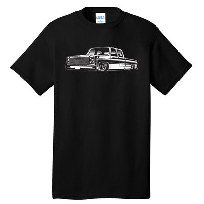 C10 Mini Truck Lowrider Slammed Tall T-Shirt