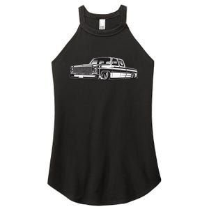 C10 Mini Truck Lowrider Slammed Women's Perfect Tri Rocker Tank