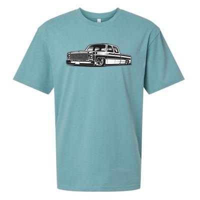 C10 Mini Truck Lowrider Slammed Sueded Cloud Jersey T-Shirt