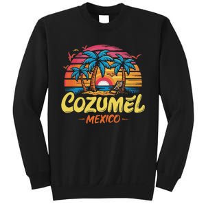 Cozumel Mexico Tropical Sunset Beach Souvenir Vacation Sweatshirt