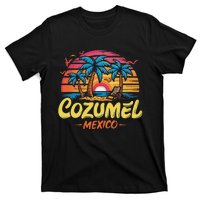 Cozumel Mexico Tropical Sunset Beach Souvenir Vacation T-Shirt