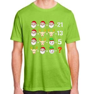 Christmas Math Teacher Funny Christmas Adult ChromaSoft Performance T-Shirt