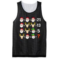 Christmas Math Teacher Funny Christmas Mesh Reversible Basketball Jersey Tank