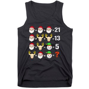 Christmas Math Teacher Funny Christmas Tank Top