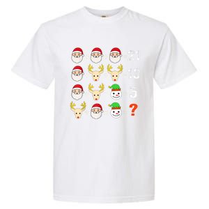 Christmas Math Teacher Funny Christmas Garment-Dyed Heavyweight T-Shirt